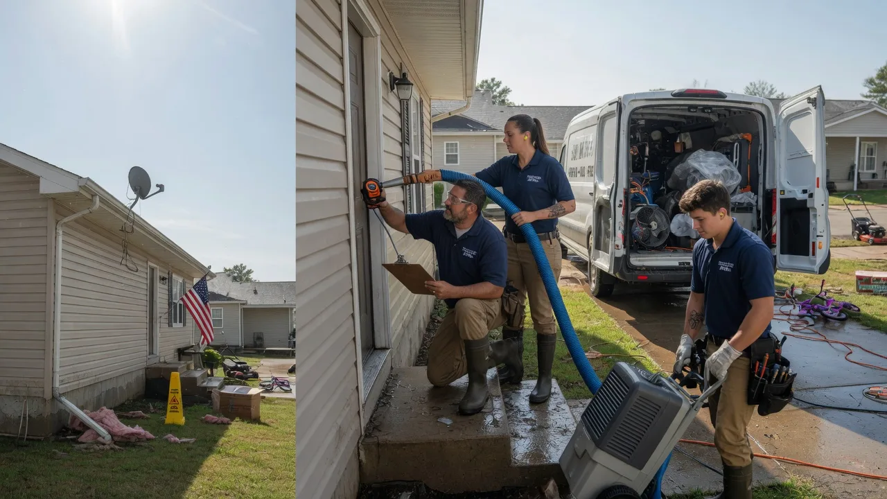 Ceiling Water Damage Restoration in Galva, KS near me